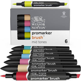 Winsor & Newton - Promarker Brush Tip - 6 pz