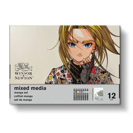 Winsor & Newton - Mixed Media Manga Set - 12 pz