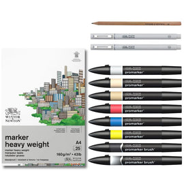 Winsor & Newton - Mixed Media Manga Set - 12 pz