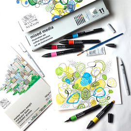 Winsor & Newton - Mixed Media Illustration  Set - 11 pz