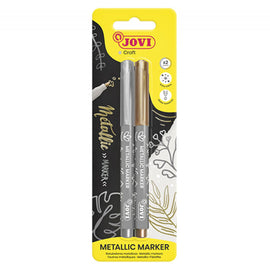 Jovi - Mettalic Marker Gold & Silver - 2 pz
