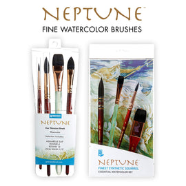 Princeton -  NEPTUNE Watercolor Brushes Set - 4 pz