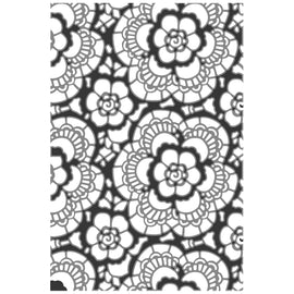 Sizzix - VAULT LACE 3D Textured Fades Embossing Folders - 4.5 x 6.5 in