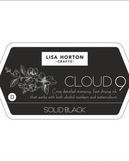Lisa Horton  - Cloud 9 - Solid Black Stamping Ink
