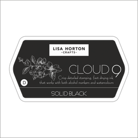 Lisa Horton  - Cloud 9 - Solid Black Stamping Ink