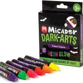 Micador Dark Arts - Neon Crayons 6 pk