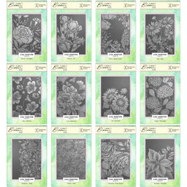 Lisa Horton - A YEAR IN BLOOM2026 Embossing Folders - 12 pz