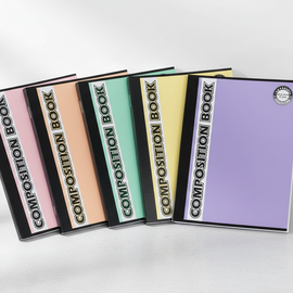 Corsario - Composition Book Cuaderno de Rayas Pastel - 200 paginas