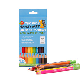 Micador eArly Start - Jumbo Pencils (Green Earth Collection)