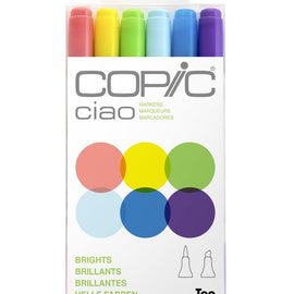 Copic - Ciao Alcohol Marker - 6 piezas