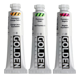Golden - Heavy Body FLUORESCENT Acrylic Paint - 2 oz