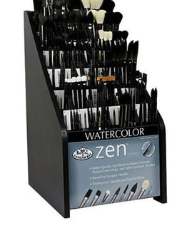 Royal & Langnickel - Zen Series 83 Synthetic Brushes - Bevel Edge Scraper Handle Watercolor (Acuarela)