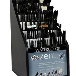 Royal & Langnickel - Zen Series 83 Synthetic Brushes - Bevel Edge Scraper Handle Watercolor (Acuarela)