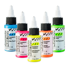 Golden - High Flow IRIDESCENT & FLUORESCENT Acrylics - 1 oz