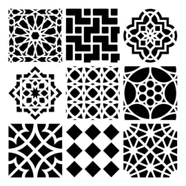 Crafter's Workshop - Stencil Moroccan Tiles 12x12