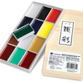 Yasutomo - Asian Watercolor Set - 12 Colores