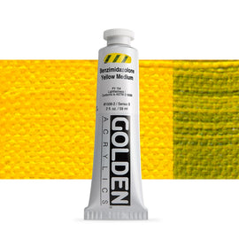 Golden - Heavy Body Acrylic | Benzimidazolone Yellow Medium