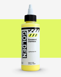 Golden - High Flow Acrylic - Fluorescent Chartreuse