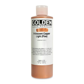 Golden - Fluid Acrylic - Iridescent Copper Light (Fine)