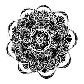 Crafter's Workshop - Stencil Gin Blossom 12x12