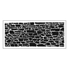 Crafter's Workshop - Stencil Rock Wall 4x9