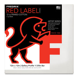 Fredrix - Canvas  Artist Series Red Label 12 oz. Primed Cotton - 1-3/8" Gallery Profile