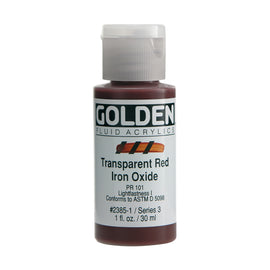 Golden - Fluid Acrylic - Transparent Red Iron Oxide