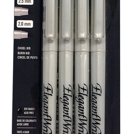 Speedball - Elegant Writer - Kit de 4 Marcadores de Caligrafia