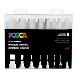 POSCA - Paint Marker Set - All White Set