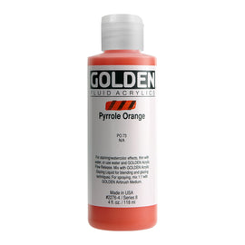 Golden - Fluid Acrylic - Pyrrole Orange