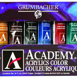 Academy Acrylic 10-Color Set