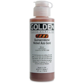 Golden - Fluid Acrylic - Quinacridone | Nickel Azo Gold