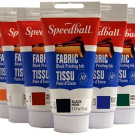 Speedball - Block Printing Inks for Fabrics 2.5 oz