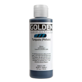 Golden - Fluid Acrylic - Turquoise (Phthalo)