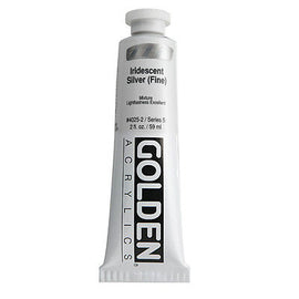 Golden - Heavy Body Acrylic | Iridescent Silver (Fine)