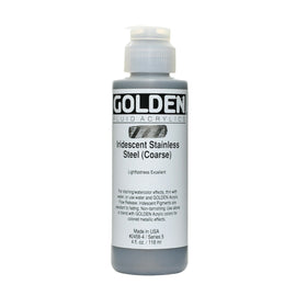 Golden - Fluid Acrylic - Iridescent Stainless Steel (Coarse)