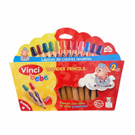 Vinci bebe Wonder Penciles - Lápices de colores lavables