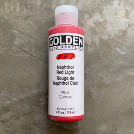 Golden - Fluid Acrylic - Naphthol Red Light