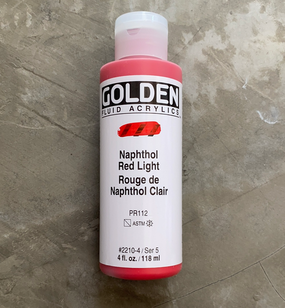 Naphthol Red Medium (1oz Fluid Acrylic)