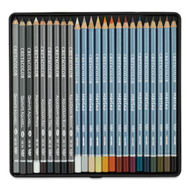 Cretacolor - The Aquarino Box Watercolor Drawing 24-Piece Set
