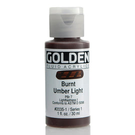 Golden - Fluid Acrylic - Burnt Umber Light
