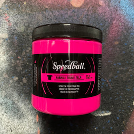 Speedball Fluorescent 8 oz Fabric Screen Printing Ink - Colores Neon