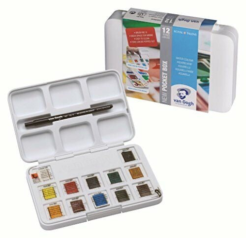 Van Gogh - Half Pan Watercolors (Acuarelas en Pastillas) – Panama