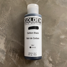 Golden - Fluid Acrylic - Carbon Black