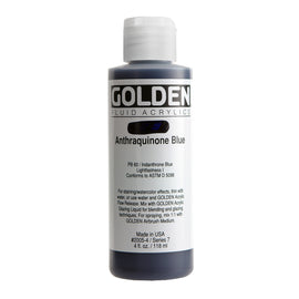Golden - Anthraquinone Blue - Fluid Acrylic