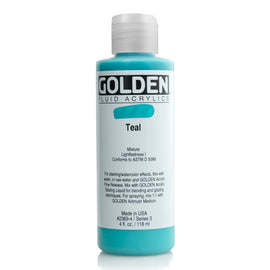 Golden - Fluid Acrylic - Teal