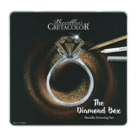 Cretacolor - The Diamond Box Metallic Drawing 15-Piece Set