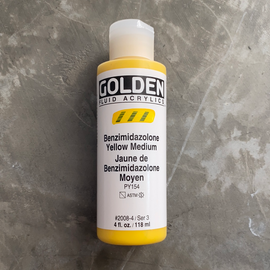 Golden - Fluid Acrylic - Benzimidazolone Yellow Medium