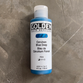 Golden Fluid Acrylic - Cerulean Blue Deep