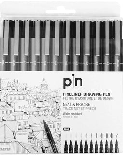 Uni Pin Fineliner Drawing Pen Set